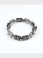 Rhodium Plating Anti Tarnish Waterproof Bar Bracelet