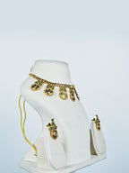 Aanura Temple Coin Choker Necklace
