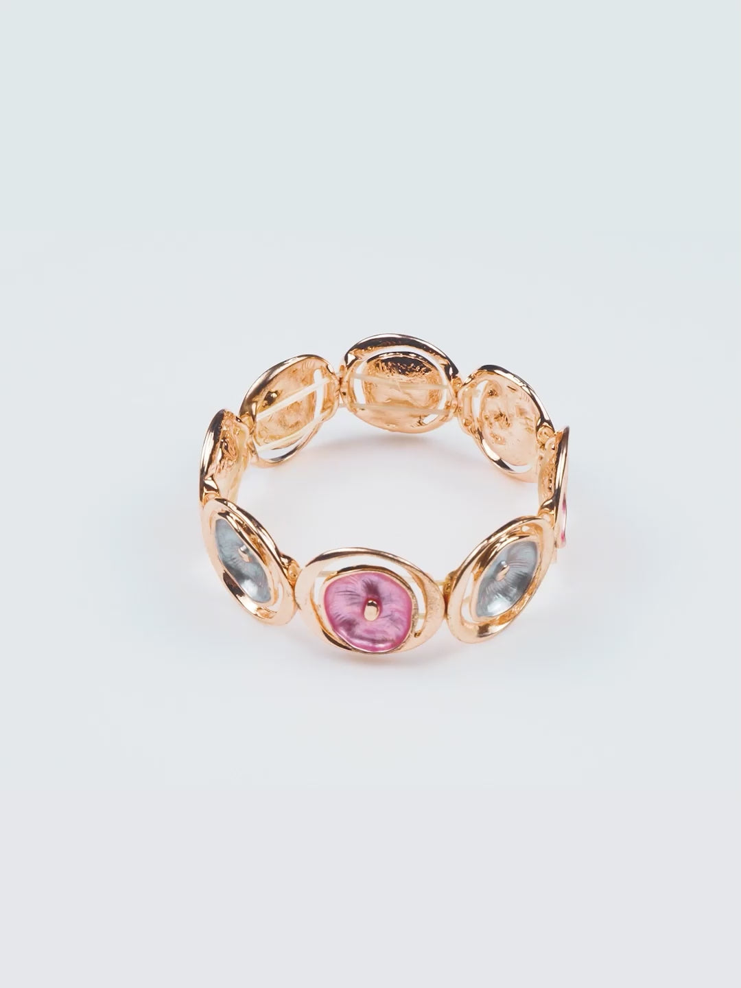 Aanura Midnight Rose Enamel Bracelet