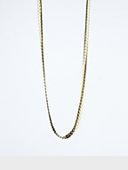 18K Gold Plated Cuban Link Anti-Tarnish Waterproof Chain for Men