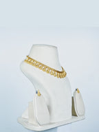 Aanura Antique Temple Goddess Choker Necklace Set