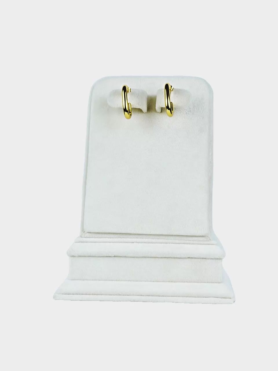 Aanura Gold Plated U-Shaped Hoop Earrings