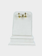 Aanura Gold Plated U-Shaped Hoop Earrings