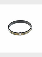 Black & Rhodium Dual Wire Anti-Tarnish Waterproof Bracelet