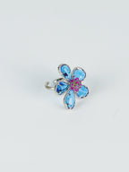 Emerald Flower Statement Ring for Women