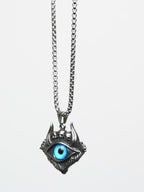Aanura Men's Evil Eye Pendant Necklace