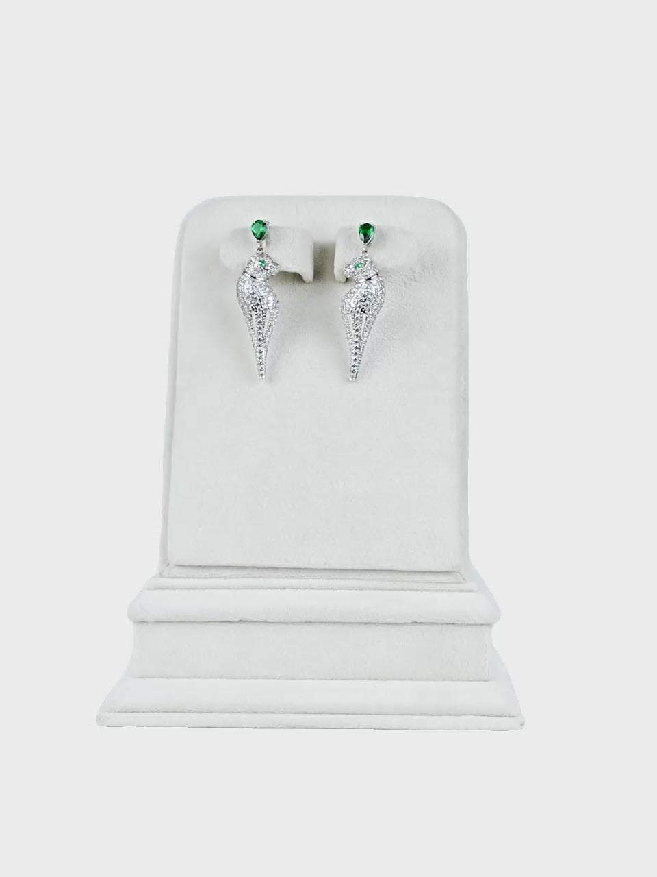 Aanura Panther Stone Studded Earrings