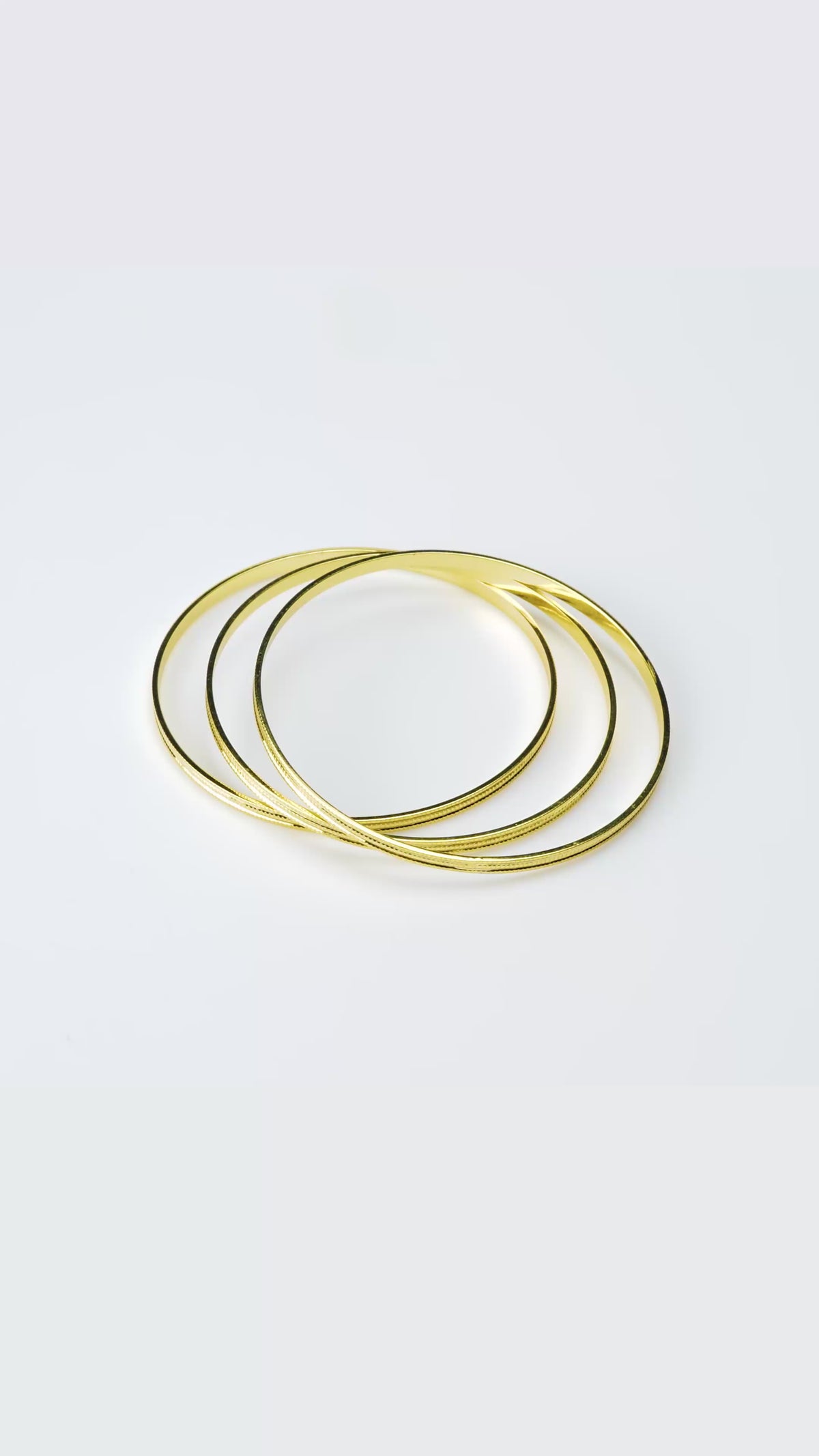 Aanura Classic Slim Line Slip-On Bracelet Set