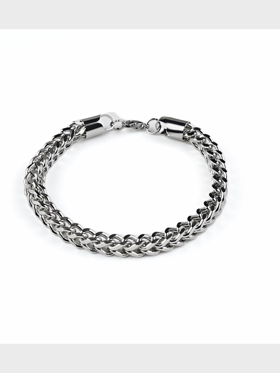 Rhodium Plating Anti Tarnish Waterproof Wheat Bracelet