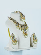 Aanura Gold Plated Traditional Necklace Set
