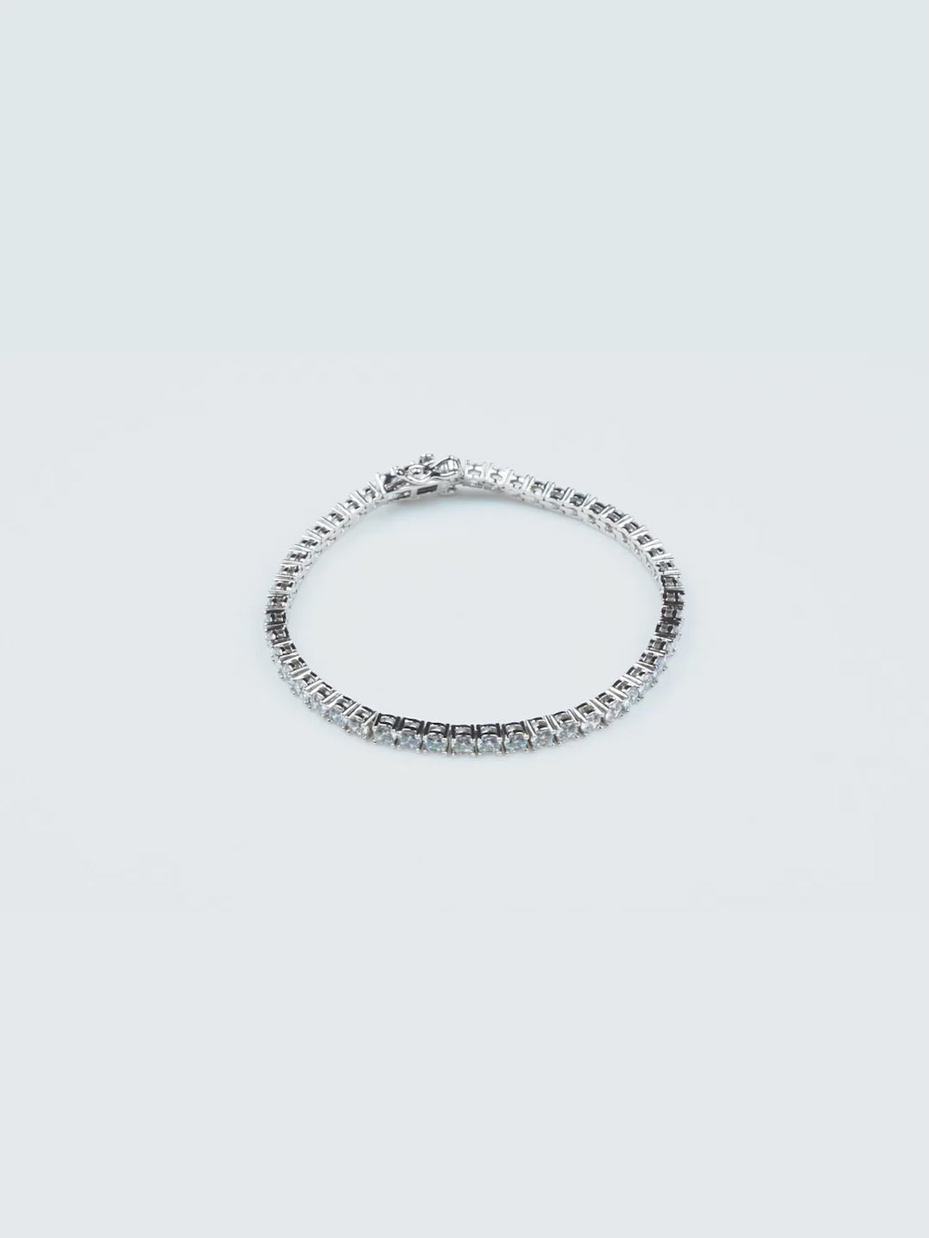 Aanura Diamond Elegance Silver Bracelet