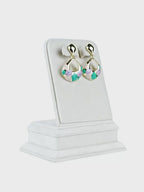 Aanura Multicolor Enamel Teardrop Earrings