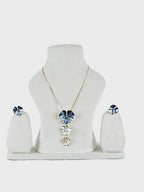 Aanura Cascading Floral Necklace & Earrings Set