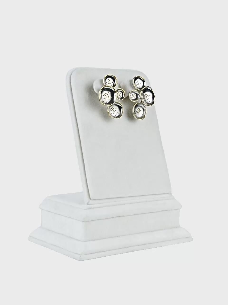 Aanura Abstract Dome Cluster Earrings