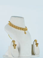 Aanura Gold Plated Scallop Necklace Set