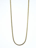 18K Gold Plated Anti Tarnish Waterproof Rope Chain