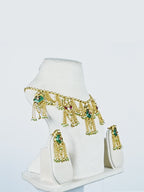 Aanura Heritage Layered Tassel Necklace Set