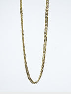 18K Gold Plated Cuban Chain Anti-Tarnish Waterproof Chain for Men