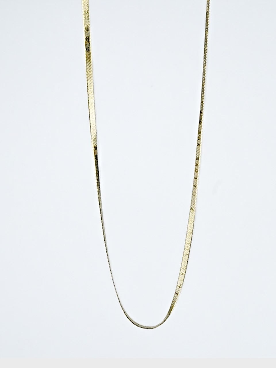 18K Gold Plated Sleek Weave Anti-Tarnish Waterproof Chain