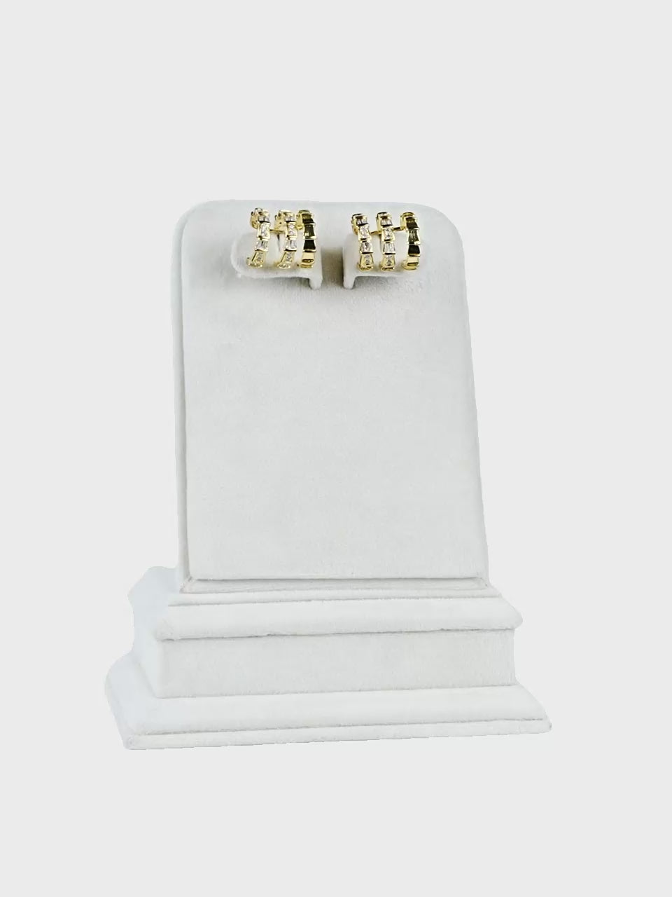 Aanura Luxe Geo Spark Hoop Earrings