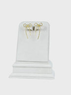 Golden Bow Twist Earrings – Aanura