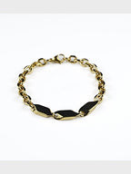 18K Gold Plated Anti Tarnish Waterproof Tag Bracelet