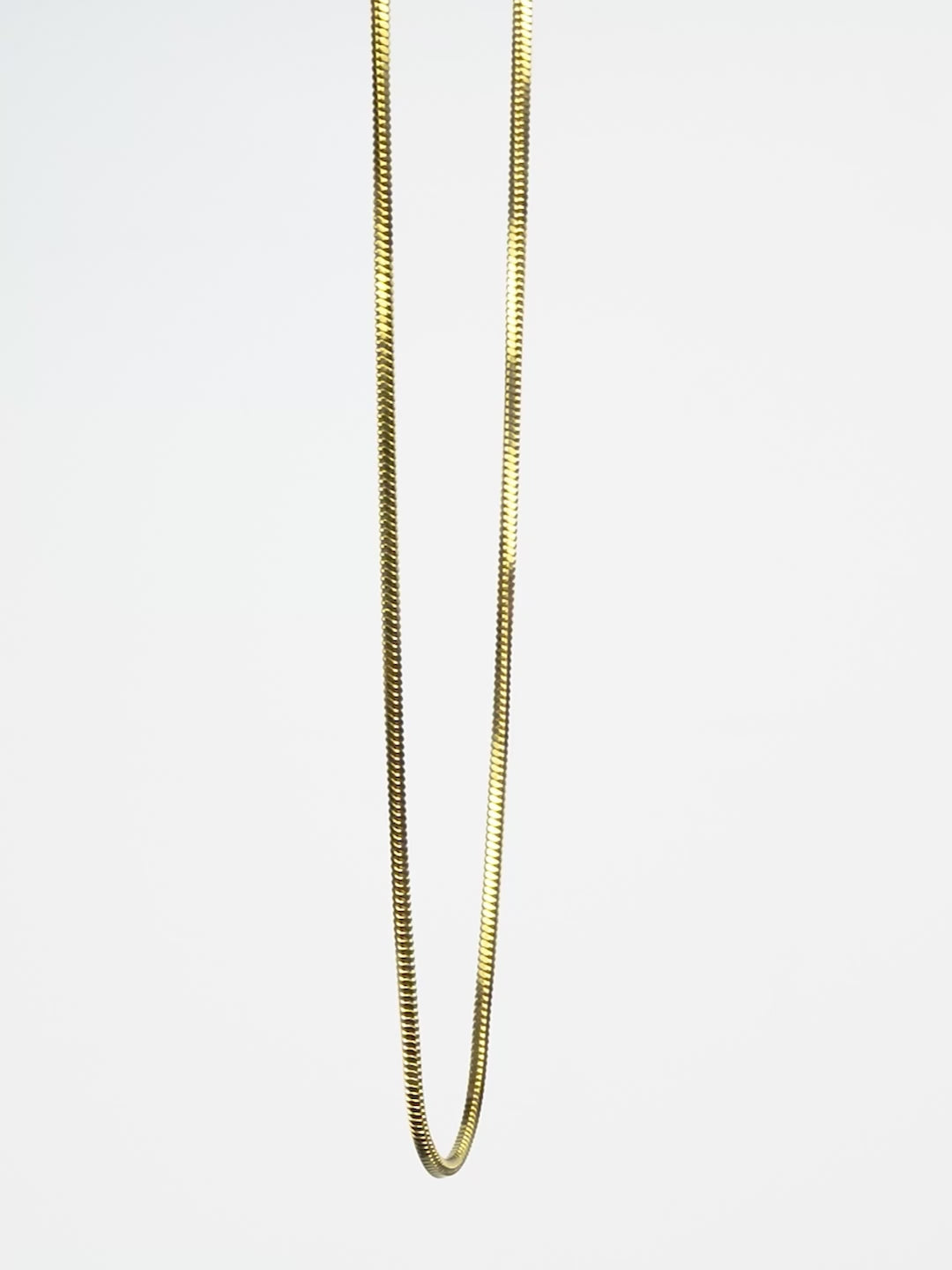 Aanura Gold Flat Chain Chain For Men