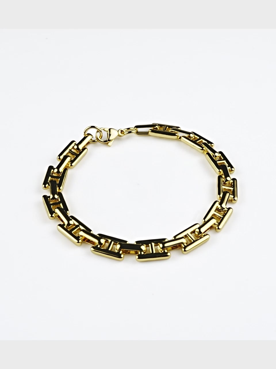 18K Gold Plated Anti Tarnish Waterproof Bar Bracelet