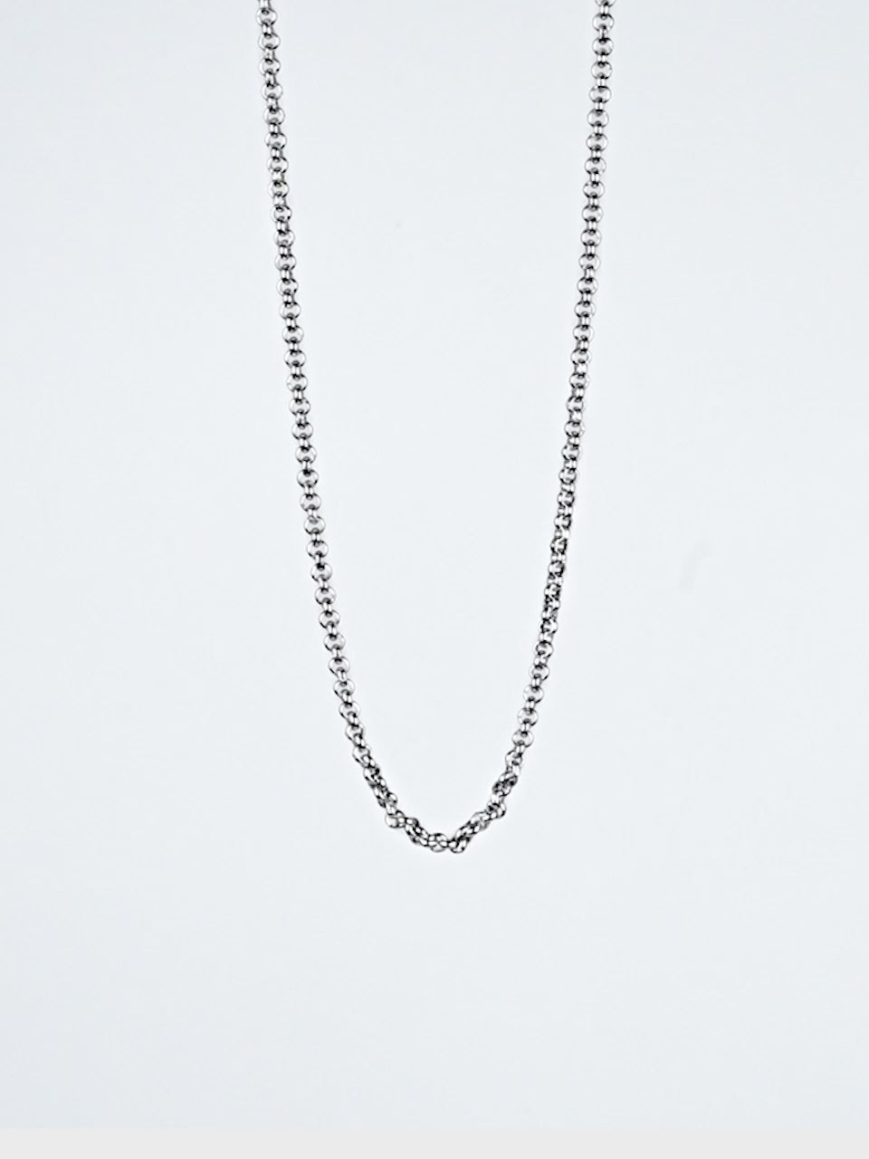 Rhodium Plating Anti Tarnish Waterproof Anchor Chain