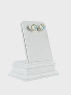 Aanura Garden Bliss Pearl Enamel Stud Earrings